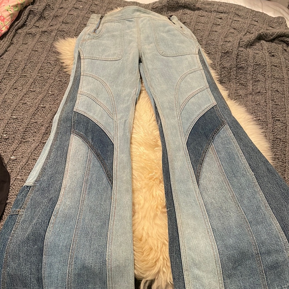 Free People bell bottom sailor pant jeans size 25